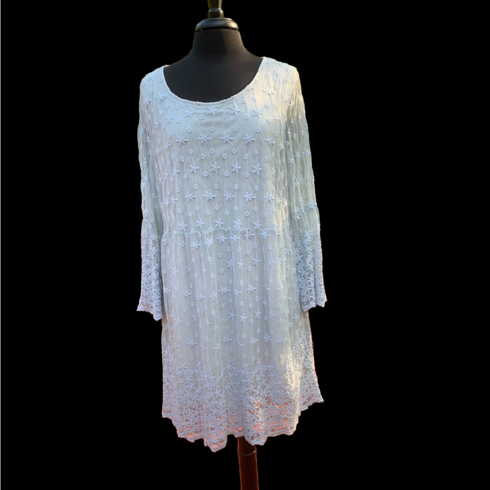 5 for $30.  CalStyle Pale Blue Dress